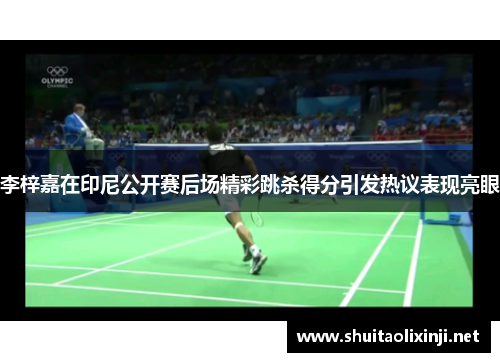 李梓嘉在印尼公开赛后场精彩跳杀得分引发热议表现亮眼